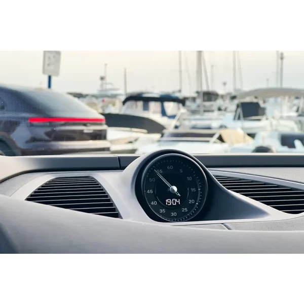 2024-2025 for Porsche Macan Pure Electric Car Modification New Interior Instrument Time Electronic Stopwatch - Image 3