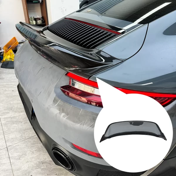 For Porsche 2013-2019 911 Bodykit Car Upgraded Car Spoilers Rear Bumper Carbon Fiber Tail 991