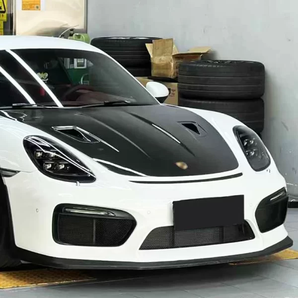 2012-2015 for Porsche 981 Boxster Car Modification Upgrades New LED Headlights and Front Bumper Lights - Image 3