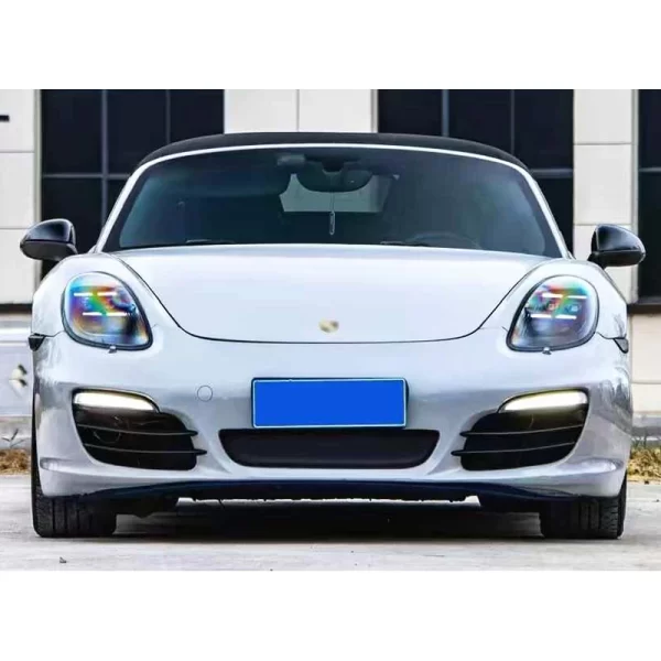 2012-2015 for Porsche 981 Boxster Car Modification Upgrades New LED Headlights and Front Bumper Lights - Image 5