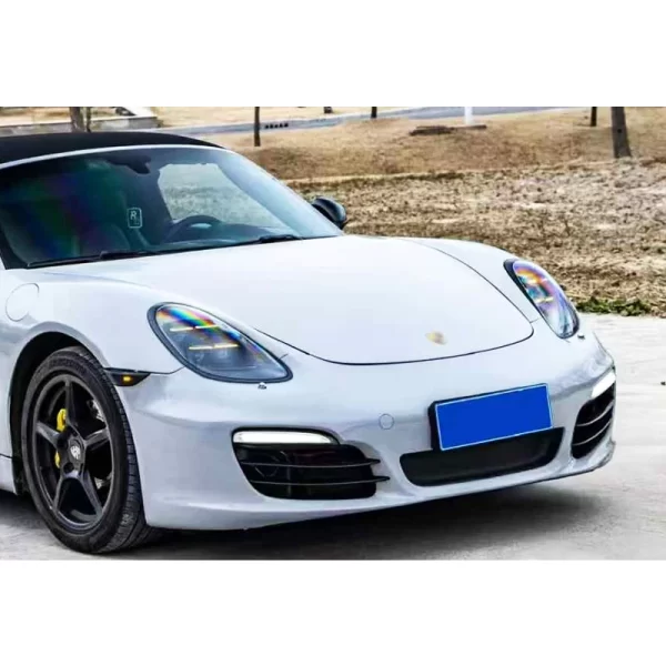 2012-2015 for Porsche 981 Boxster Car Modification Upgrades New LED Headlights and Front Bumper Lights - Image 6