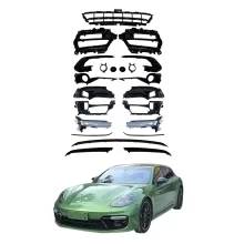 For Porsche Panamera 2021-2023 Car Body Kit 971 Upgrade Sport Design Front Bumper Upgrade and GTS Grille Kit for