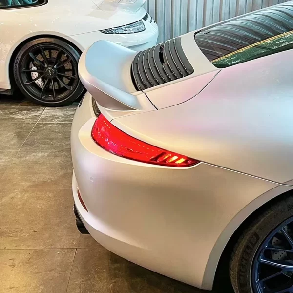 For Porsche 911 2012-2016 Car Modification Bodykit Car 991 Spoiler Car Fixed Rear Wing PP Material - Image 3