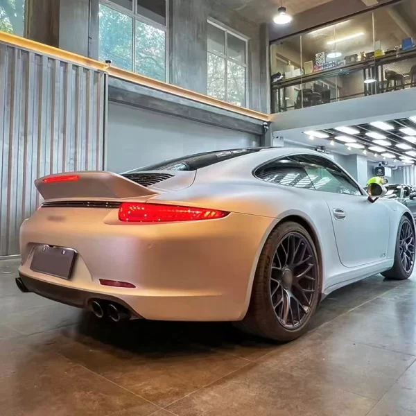 For Porsche 911 2012-2016 Car Modification Bodykit Car 991 Spoiler Car Fixed Rear Wing PP Material - Image 4