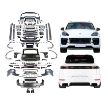 For Porsche Cayenne 2011-2014 958 Car Modification 2024 Cayenne Turbo GT Body Kit Front Bumper Rear Bumper Taillights Bodykit