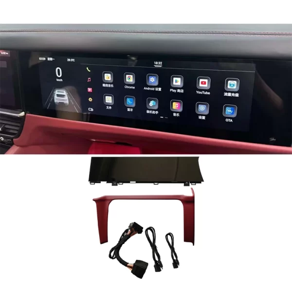 For Porsche Cayenne 2018-2023 Car Modification Passenger Screen 9Y0 Central Control Upgrade Entertainment Screen - Image 2