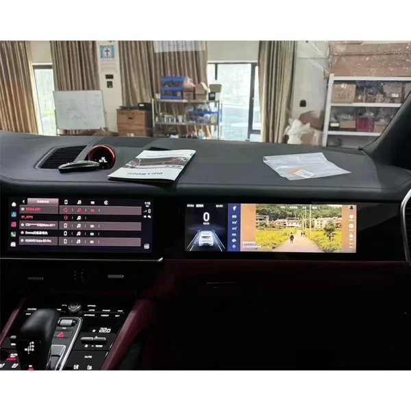For Porsche Cayenne 2018-2023 Car Modification Passenger Screen 9Y0 Central Control Upgrade Entertainment Screen - Image 3