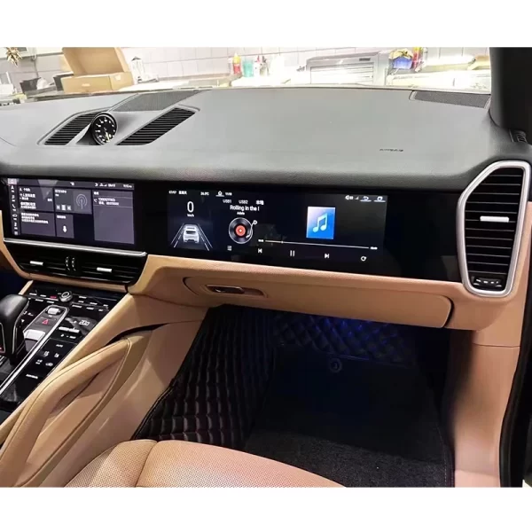 For Porsche Cayenne 2018-2023 Car Modification Passenger Screen 9Y0 Central Control Upgrade Entertainment Screen - Image 4