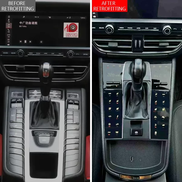 Suitable for Porsche Macan 2014-2021 Saddle Control Panel Upgrade Control Panel Old to New Saddle Shift Touch Panel - Image 2