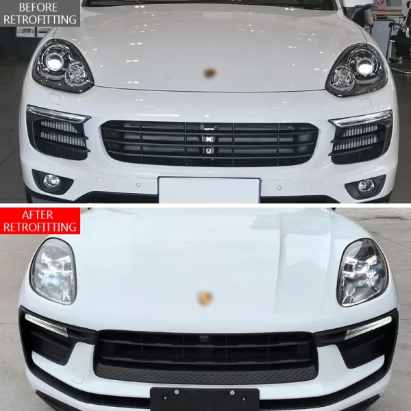 Suitable for Porsche MACAN 2014-2021 95B Upgrade 2023 LED Headlights Old Model Non-destructive Upgrade New Modified Headlight - Image 2