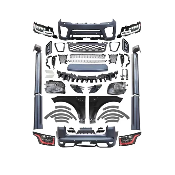 For Range Rover 2014-2017 Upgrade 2023 Range Rover Sport Bodykit Car Front Bumper Lip Car Lights LED Headlights Car Taillights - Image 2