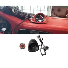 For Porsche 911 2006-2012  Carrera 997 Dashboard Speedometer Clock Stopwatch Console Black Red Color