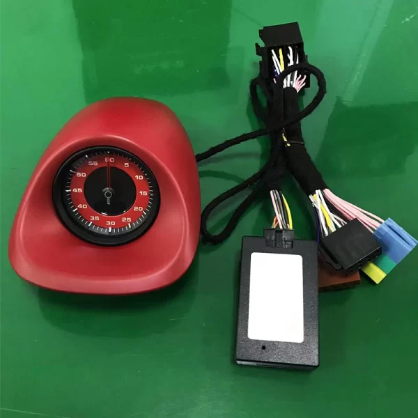 For Porsche 911 2006-2012  Carrera 997 Dashboard Speedometer Clock Stopwatch Console Black Red Color - Image 4