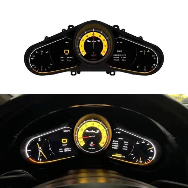 For Porsche Cayenne 2011-2017 Car Modification LCD Instrument Panel New Condition Modified Center Console Instrument Panel