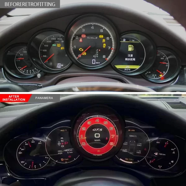 For Porsche Panamera 2010-2016 New Upgrade LCD Instrument Panel 970 Center Console Display Instrument Panel - Image 2