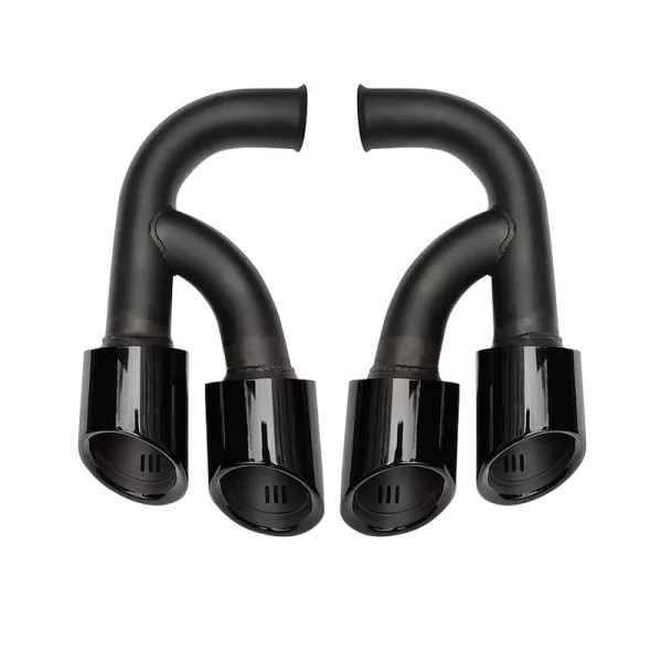 New Four Outlet Tailpipe Exhaust Modification for Porsche Cayenne 2011-2014 958 Tail Throat Exhaust Pipe