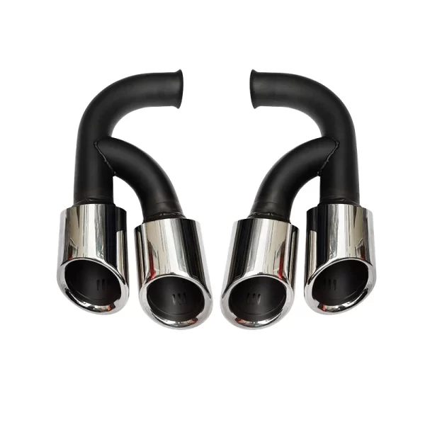 New Four Outlet Tailpipe Exhaust Modification for Porsche Cayenne 2011-2014 958 Tail Throat Exhaust Pipe - Image 3