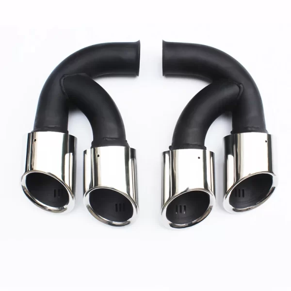 New Four Outlet Tailpipe Exhaust Modification for Porsche Cayenne 2011-2014 958 Tail Throat Exhaust Pipe - Image 4