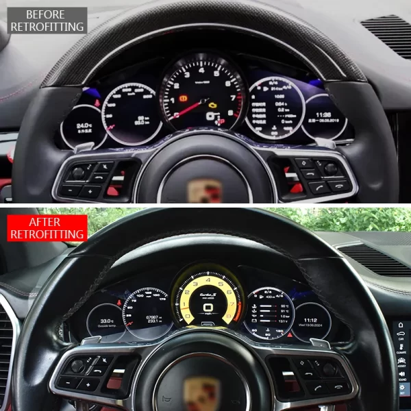 For Porsche Panamera 2017-2023 New Upgrade LCD Instrument Panel 971 Center Console Display Instrument Panel - Image 2