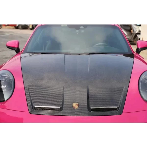 2020-2024 for Porsche 911 Car Modification Upgraded Body Kits 992 Carbon Fiber Hood Front Bumper and Engine Hood New Condition - Image 5
