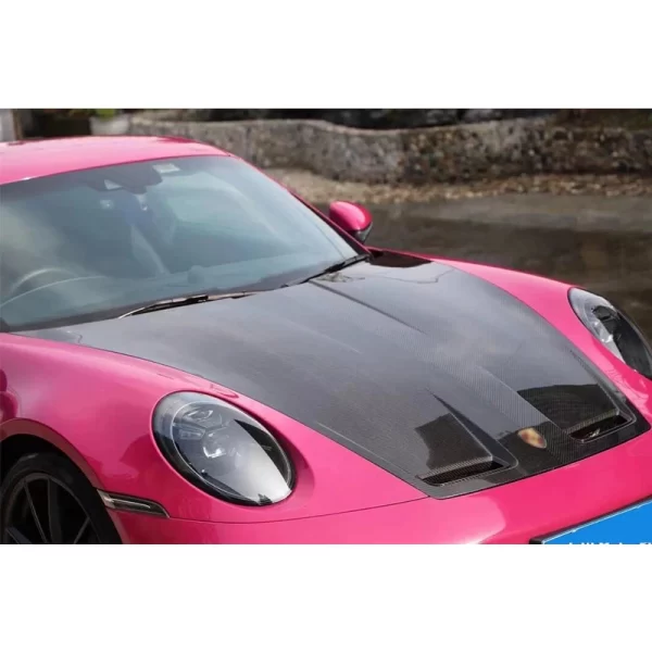 2020-2024 for Porsche 911 Car Modification Upgraded Body Kits 992 Carbon Fiber Hood Front Bumper and Engine Hood New Condition - Image 6