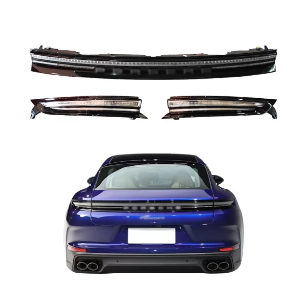 2024-2025 for Porsche Panamera Taillights Brake and Turn Signal Upgrade 976 Smoked Black Car Modification New Condition