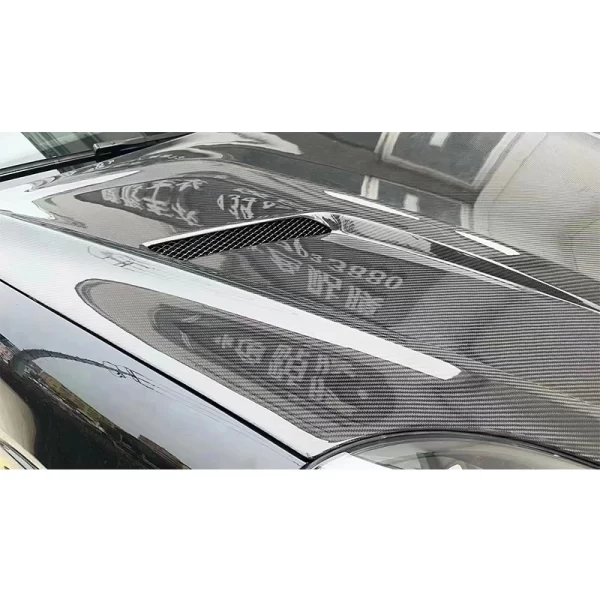 For Porsche Cayenne 2018-2023 9Y0 Carbon Fiber Engine Hood Dry Carbon 9YA Techart Front Bumper Upgrade New Condition - Image 6