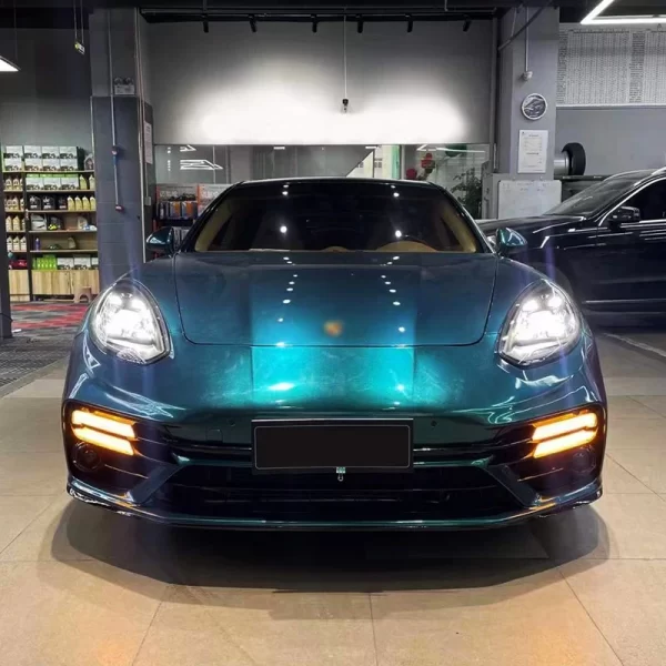 For Porsche  2014-2016 TurboS Style Body Kit 970 971 Front Bumper Rear Lip Tips Car Grille Modification Upgrade Front Bumper - Image 6