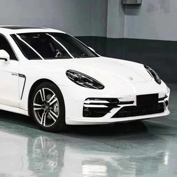 For Porsche  2009-2016 TurboS Style Body Kit 970 971 Front Bumper Upgrade with New Front Headlight Modification - Image 4