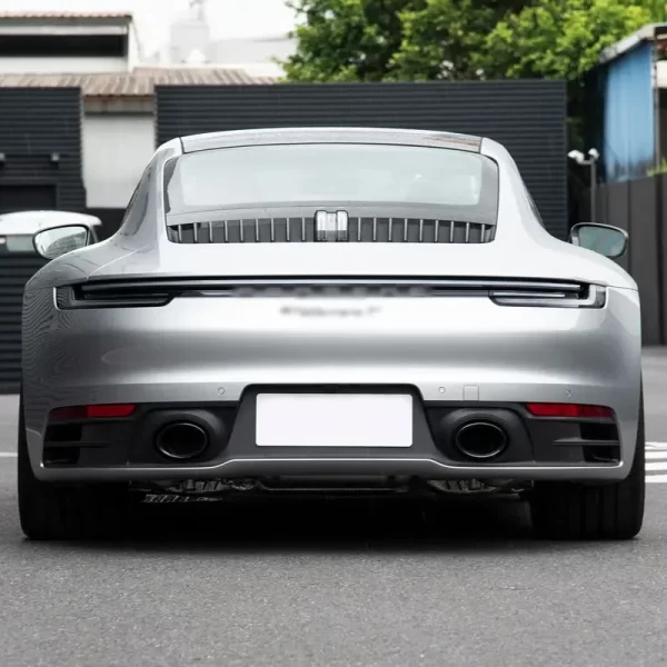 2020-2023 for Porsche 911 Carrera Car Modification Upgrade Kit Rear Bumper Exhaust Body Sport Exhaust Pipe Fog Light Cut-Outs Ne - Image 3