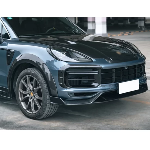 New Carbon Fiber MSY Upgrade for Porsche Cayenne 2018-2023 Front Bumper Rear Bumper Front Lip Appearance Condition Mint - Image 5