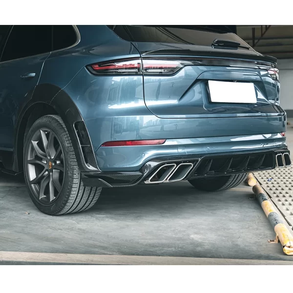 New Carbon Fiber MSY Upgrade for Porsche Cayenne 2018-2023 Front Bumper Rear Bumper Front Lip Appearance Condition Mint - Image 6