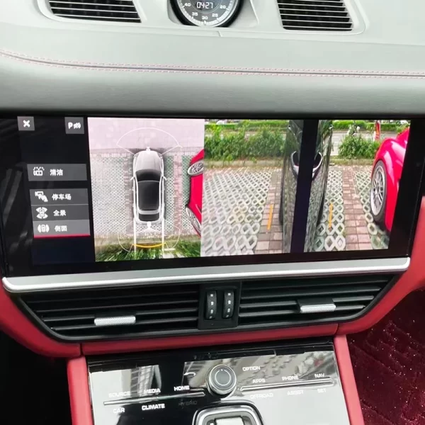2018-2023  for Cayenne 9Y0 Bird's-Eye View 360 Degree Panoramic Camera System New Upgrade Reverse Image 9YA - Image 4