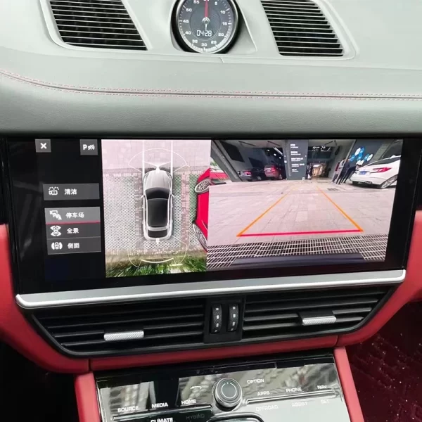 2018-2023  for Cayenne 9Y0 Bird's-Eye View 360 Degree Panoramic Camera System New Upgrade Reverse Image 9YA - Image 5