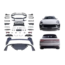 2023 Upgraded for Porsche Macan 2014-2021 Body Kits New Condition Bumper with Daytime Running Light Front Bar Rear Bar Rear Lip