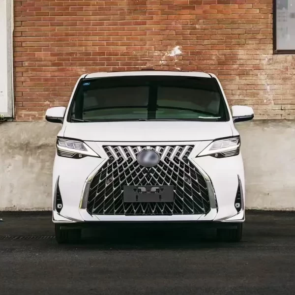 For Toyota Alpha Alphard 2008-2014 Car Modification Upgrade LM Bodykit Front Bumper Hood with LED Headlights Rear Bumper Taillig - Image 4