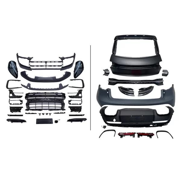 For Porsche Macan 2014-2017 Car Modification Upgrade 2024 Macan GTS Body Kit Front Bumper Rear Bumper Taillights LED Headlights - Image 3
