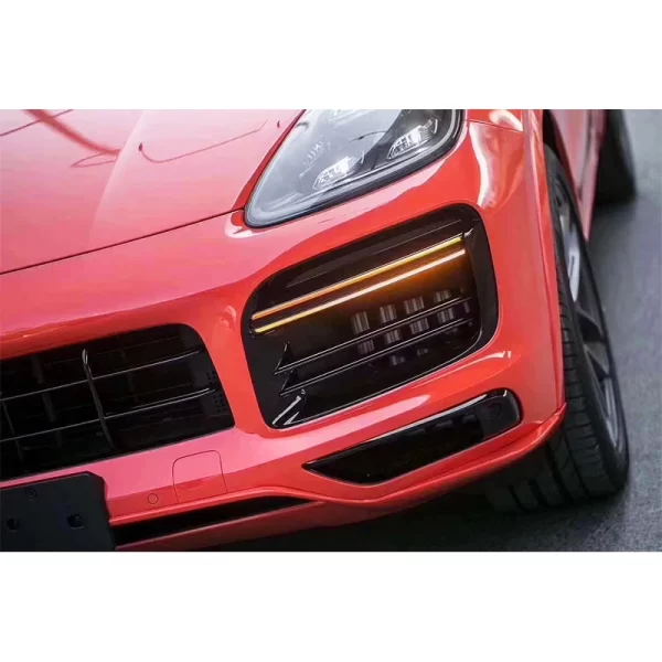 2018-2023  Cayenne  for Turbo Daytime Running Lights Front Bumper Turn Signals New Upgrade Condition - Image 2