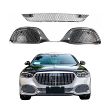 2021-2023 Mercedes Maybach S-Class Front Bumper Upgrade Kit with Fog Light Cut-Outs Body Kits for S480 S580 S680 Cars