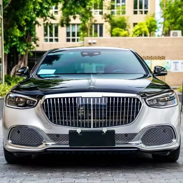 2021-2023 Mercedes Maybach S-Class Front Bumper Upgrade Kit with Fog Light Cut-Outs Body Kits for S480 S580 S680 Cars - Image 4