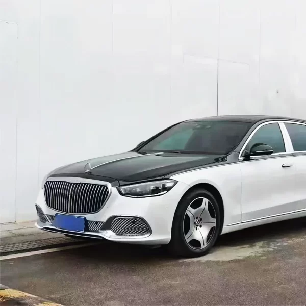 2021-2023 Mercedes Maybach S-Class Front Bumper Upgrade Kit with Fog Light Cut-Outs Body Kits for S480 S580 S680 Cars - Image 5