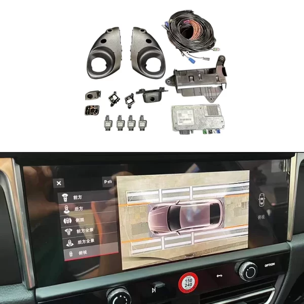 For Porsche 2014-2025 Macan 95B Bird's-Eye View Panoramic Camera System 360 Degree New Upgrade Reverse Image for Macan 95B