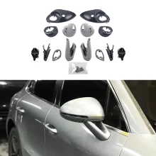 For Porsche Macan 2014-2023 Car Modification Upgrade Sports Rearview Mirror 95B Macan Hollowed Out Rearview Mirror