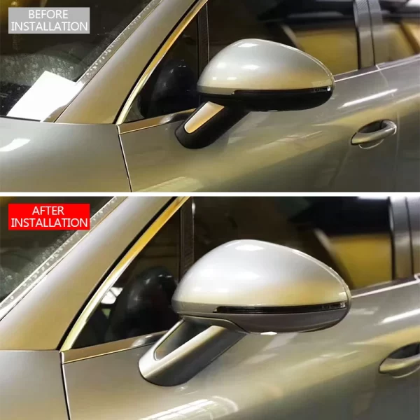 For Porsche Macan 2014-2023 Car Modification Upgrade Sports Rearview Mirror 95B Macan Hollowed Out Rearview Mirror - Image 2