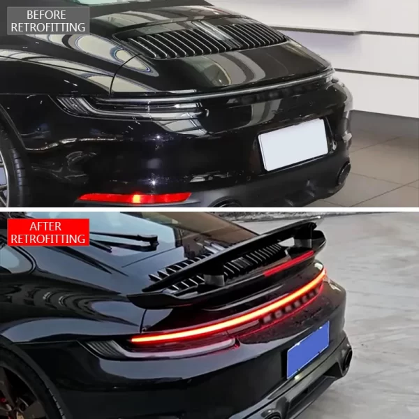 2020-2024 for Porsche 911 Tail Light Modification 992 Brake & Rear Bumper Turn Signal Upgrade New Condition - Image 2