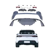 For Porsche Macan 2014-2021 Body Kits for Cars 95B Upgraded to 2023 Macan GTS Car Rear Bumper
