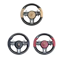 Steering Wheel for Porsche Cayenne Panamera Macan Old to New Performance Parts for 718 981 991 Models