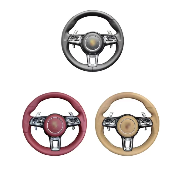 Steering Wheel for Porsche Cayenne Panamera Macan Old to New Performance Parts for 718 981 991 Models - Image 2