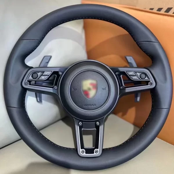 Steering Wheel for Porsche Cayenne Panamera Macan Old to New Performance Parts for 718 981 991 Models - Image 4