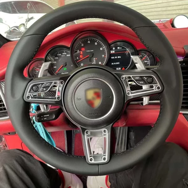Steering Wheel for Porsche Cayenne Panamera Macan Old to New Performance Parts for 718 981 991 Models - Image 5